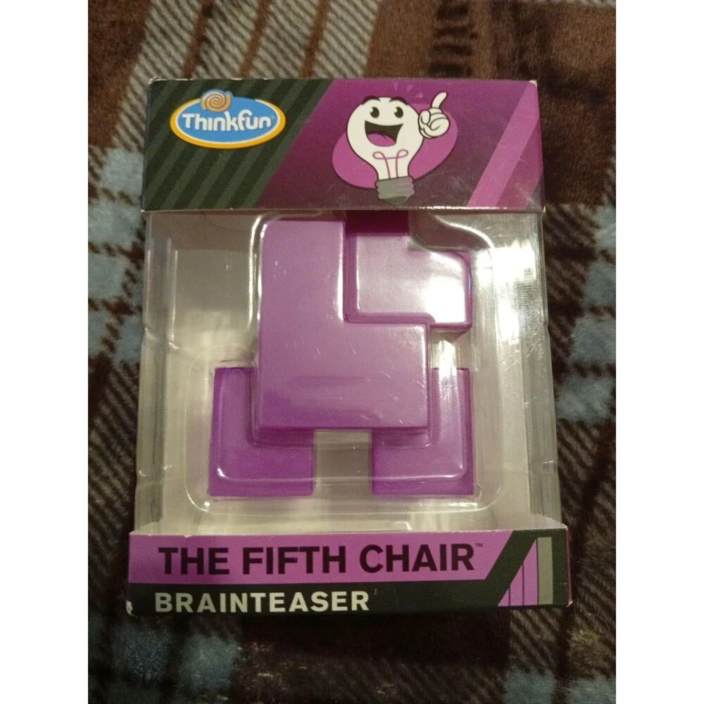 ThinkFun Pocket Brainteaser Puzzle Game and STEM Toy The Fifth Chair (NEW)